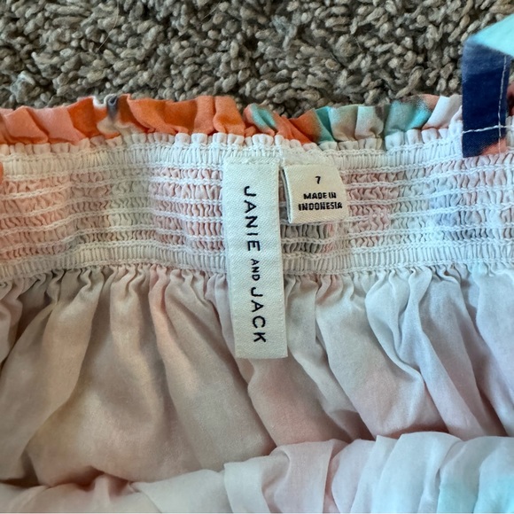 JANIE AND JACK Floral Dress size 7 - Picture 2 of 4